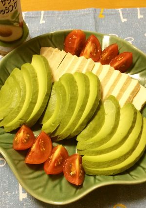 塩豆腐とアボカドのサラダ-レシピのメイン写真