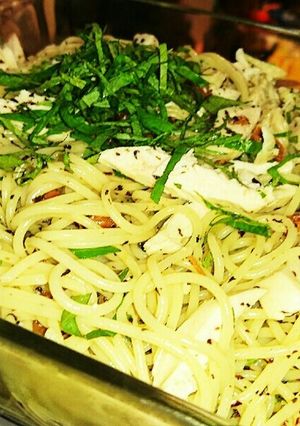 鶏と梅じそのさっぱりパスタ-レシピのメイン写真