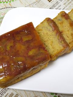 【美味】キャラメルバナナのパウンドケーキ-レシピのメイン写真