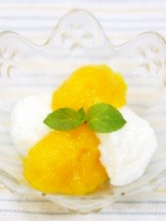みかんとヨーグルトのムース 高齢者/栄養-レシピのメイン写真