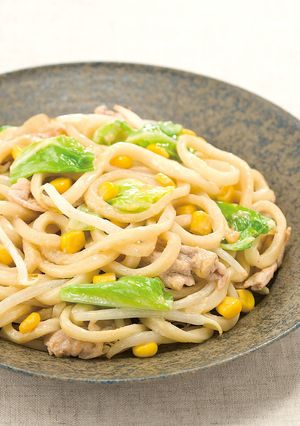 みそバターの焼きうどん-レシピのメイン写真