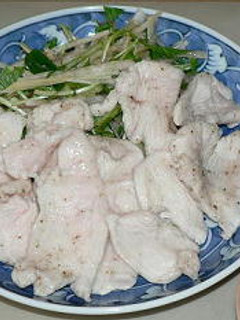鶏むね肉の冷しゃぶ風と香味野菜のサラダ-レシピのメイン写真