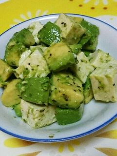アボカドの豆腐サラダ-レシピのメイン写真