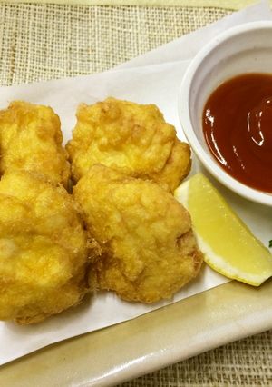 食の山梨：甲州頬落鶏のふわっふわナゲット-レシピのメイン写真