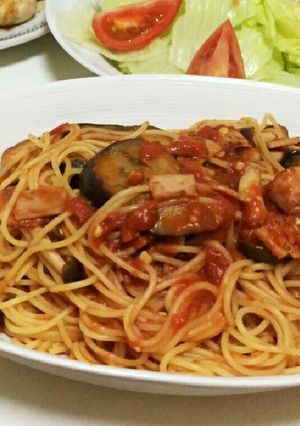 簡単美味しい我が家のトマトパスタ-レシピのメイン写真