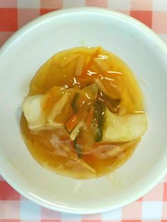 魚の野菜あんかけ 給食-レシピのメイン写真