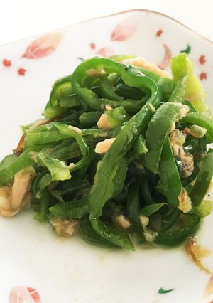 話題☆コスパ満点節約無限ピーマン-レシピのメイン写真