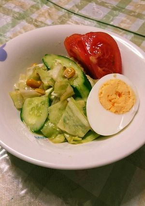 レンジで!キャベツがおいしい♪簡単サラダ-レシピのメイン写真