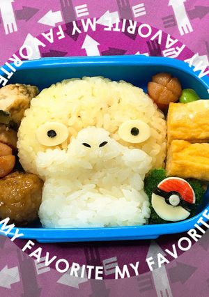キャラ弁＊ポケモン♪コダック-レシピのメイン写真