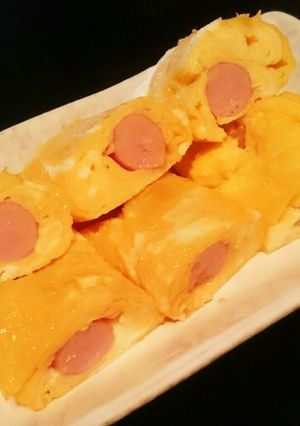 簡単！ウインナーin卵焼き☆-レシピのメイン写真