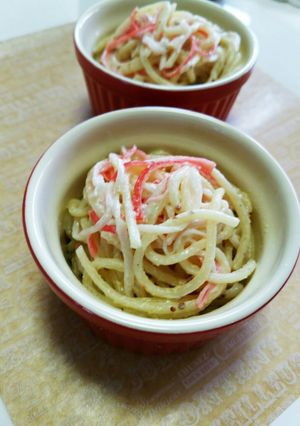 節約1品☆カニカマ＆粒マスのスパサラダ＊-レシピのメイン写真