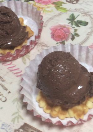 簡単豆腐チョコアイス！でポリフェノール！-レシピのメイン写真