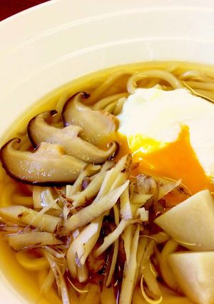 とろ～りたまごのお月見☽うどん-レシピのメイン写真