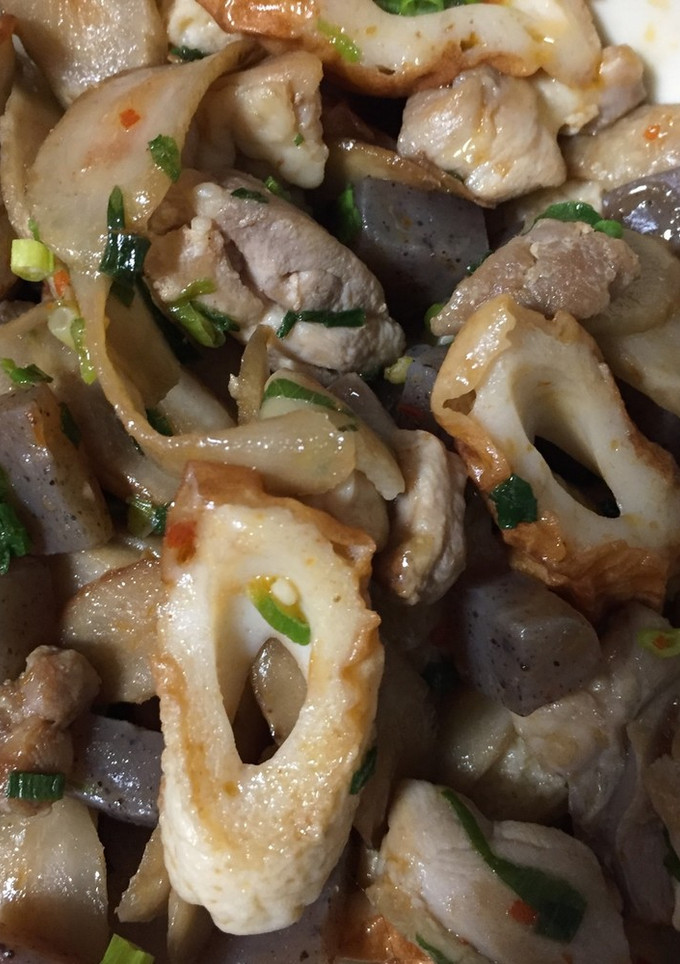ごぼうと豚ばら肉の豆板醤炒め-レシピのメイン写真