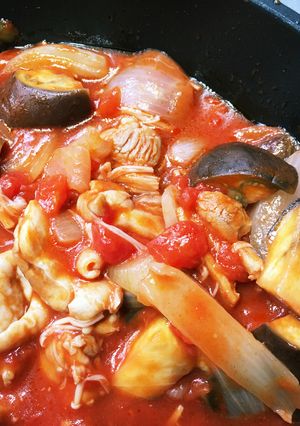 ナスとトリのトマト煮-レシピのメイン写真