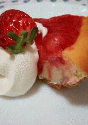 Strawberry チーズケーキ-レシピのメイン写真