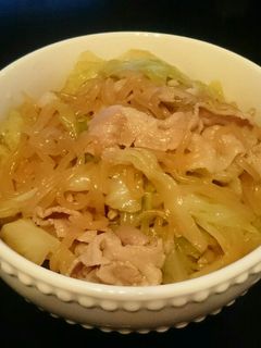 簡単!豚肉とキャベツのサッと煮☆-レシピのメイン写真