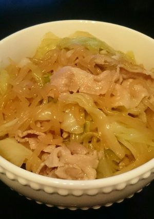 簡単！豚肉とキャベツのサッと煮☆-レシピのメイン写真