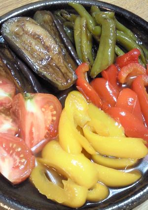 初秋野菜の煮びたし-レシピのメイン写真