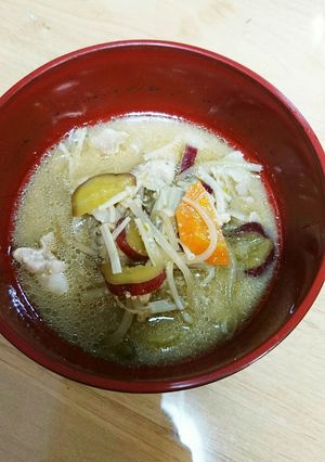 【冷蔵庫の残り物】適当豚汁-レシピのメイン写真