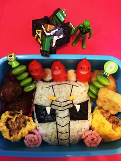ジュウオウ☆エレファント キャラ弁-レシピのメイン写真