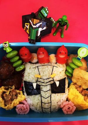 ジュウオウ☆エレファント キャラ弁-レシピのメイン写真
