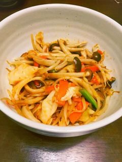 カット野菜で簡単☆ピリ辛炒め-レシピのメイン写真