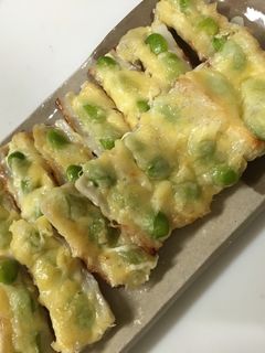 お弁当おつまみに枝豆とちくわのチーズ焼き-レシピのメイン写真