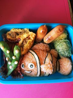 ファインディング☆ニモ 幼稚園キャラ弁-レシピのメイン写真