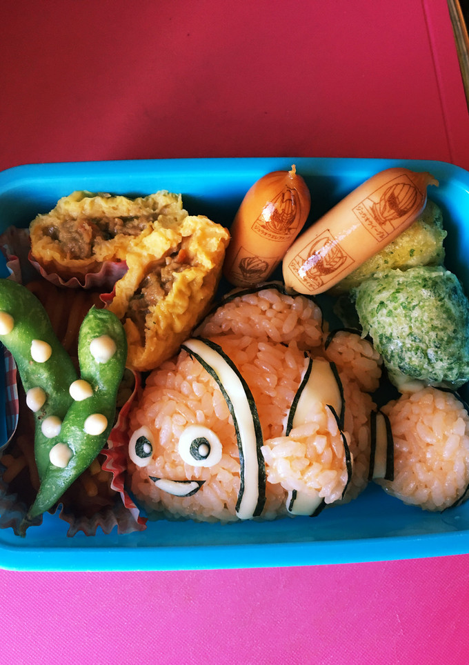 ファインディング☆ニモ 幼稚園キャラ弁-レシピのメイン写真
