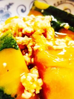 カボチャのそぼろあんかけ-レシピのメイン写真