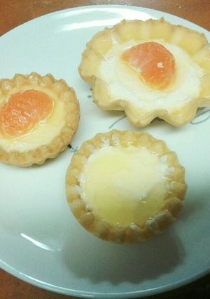 目玉焼き？！柑橘系レアチーズタルト-レシピのメイン写真