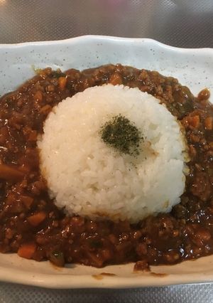 シングルファーザーが作る簡単キーマカレー-レシピのメイン写真