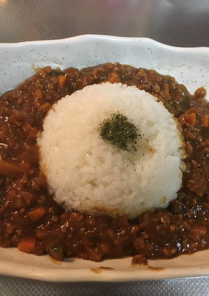 シングルファーザーが作る簡単キーマカレー-レシピのメイン写真