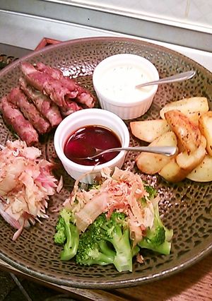 豚肉巻き・ポテトの盛り合わせ-レシピのメイン写真