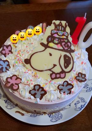 簡単!お誕生日のアイスケーキ-レシピのメイン写真