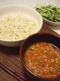 お家で✿坦々胡麻つけうどん-レシピのメイン写真