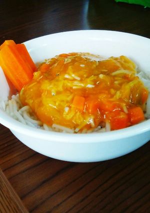 離乳食後期☆あんかけそうめん-レシピのメイン写真