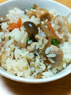フライパンで♪簡単美味しい鶏ごぼうご飯♪-レシピのメイン写真
