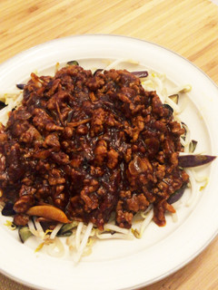 モヤシと茄子の挽肉あんかけ-レシピのメイン写真