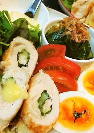 【大葉&とろ〜りチーズの鶏むねロール】♪-レシピのメイン写真