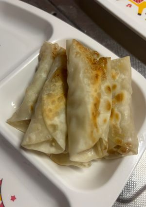 エノキと豚ばらの餃子の皮巻-レシピのメイン写真