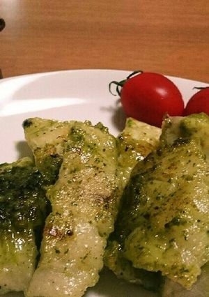 簡単♪鱈のジェノベーゼソース焼き-レシピのメイン写真