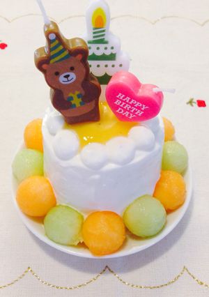 1歳の誕生日ケーキ♡離乳食-レシピのメイン写真