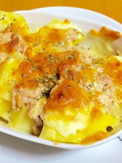 簡単おつまみ♡じゃが芋とツナのチーズ焼き-レシピのメイン写真