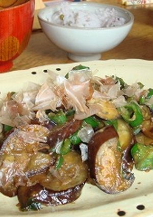 懐かしの味!なすの鉄火炒め-レシピのメイン写真