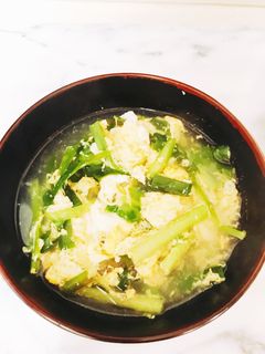 あっという間に◉韮と卵のスープ-レシピのメイン写真