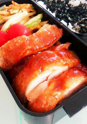 息子弁当♪照りウマ！鶏のみそ照り焼き弁当-レシピのメイン写真