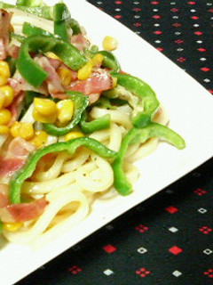 バターマヨ醤油で♡高校生の♡焼きうどん♡-レシピのメイン写真