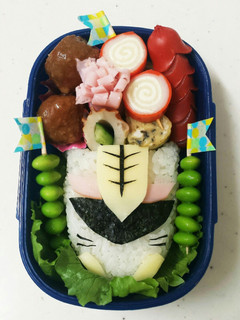 キャラ弁♡ジュウオウジャー☆タイガー-レシピのメイン写真